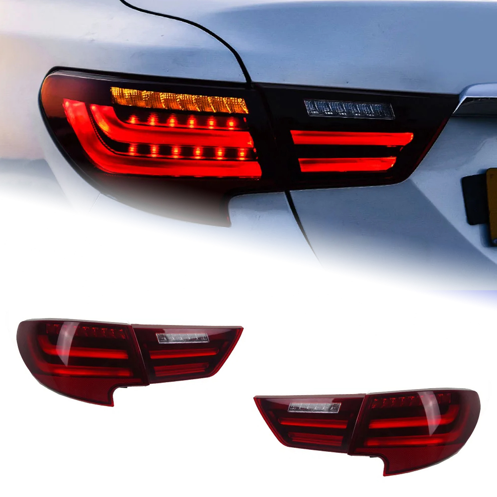 AKD Tail Light Parts For REIZ Mark X 2010-2013-2017 Taillights Rear Lamp LED DRL Running Signal Brake Reversing Parking Facelift