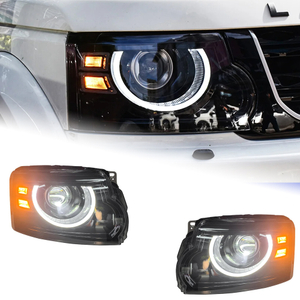 AKD Car Lights For Discovery 4 2010-2017 LR4 LED Auto Headlight Assembly Upgrade Defender Design Dynamic Lamp Tool Accessories