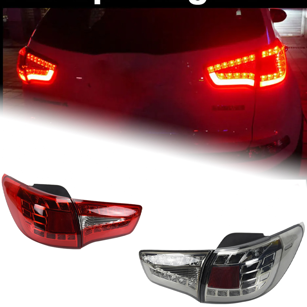 AKD Car Styling for Kia Sportage R Tail Lights 2012-2015 Sportage R LED Tail Lamp DRL Signal Brake Reverse auto Accessories