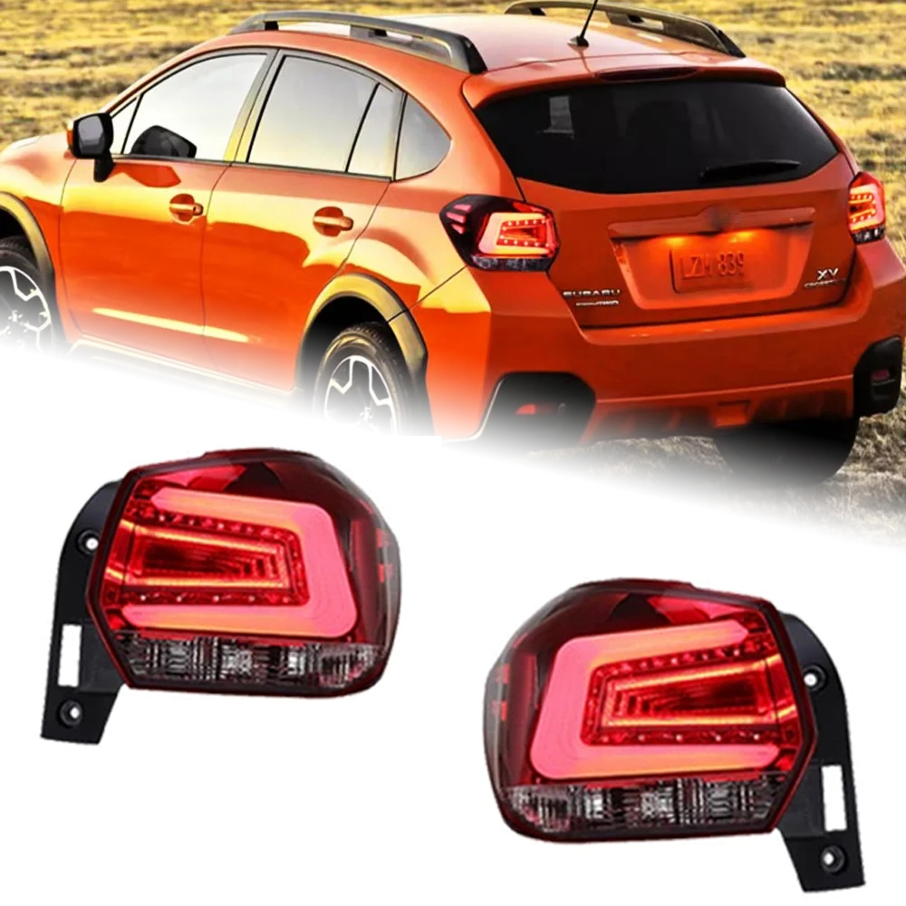 AKD Tail Lamp for SUBARU XV LED Tail Light 2012-2017 SUBARU XV Rear Fog Brake Turn Signal Automotive Accessories