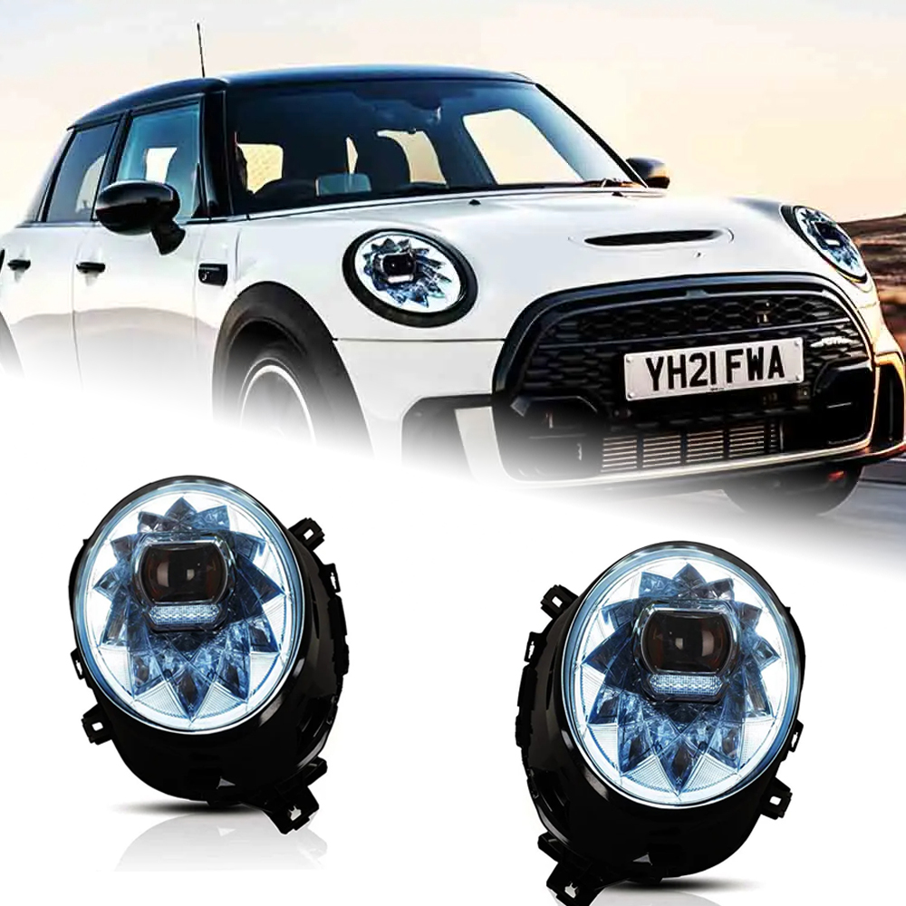 AKD Car Lights For F56 Mini Cooper F55 2014-2021 LED Auto Headlights Assembly Upgrade Bentley Design Dynamic Signal Lamp Accessories