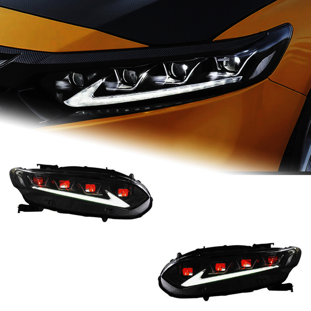 AKD Car Lights for Honda Accord X G10 2018-2022 LED Auto Headlights Assembly Upgrade Dynamic Evil Eyes Design Signal Lamp Tool Accessories