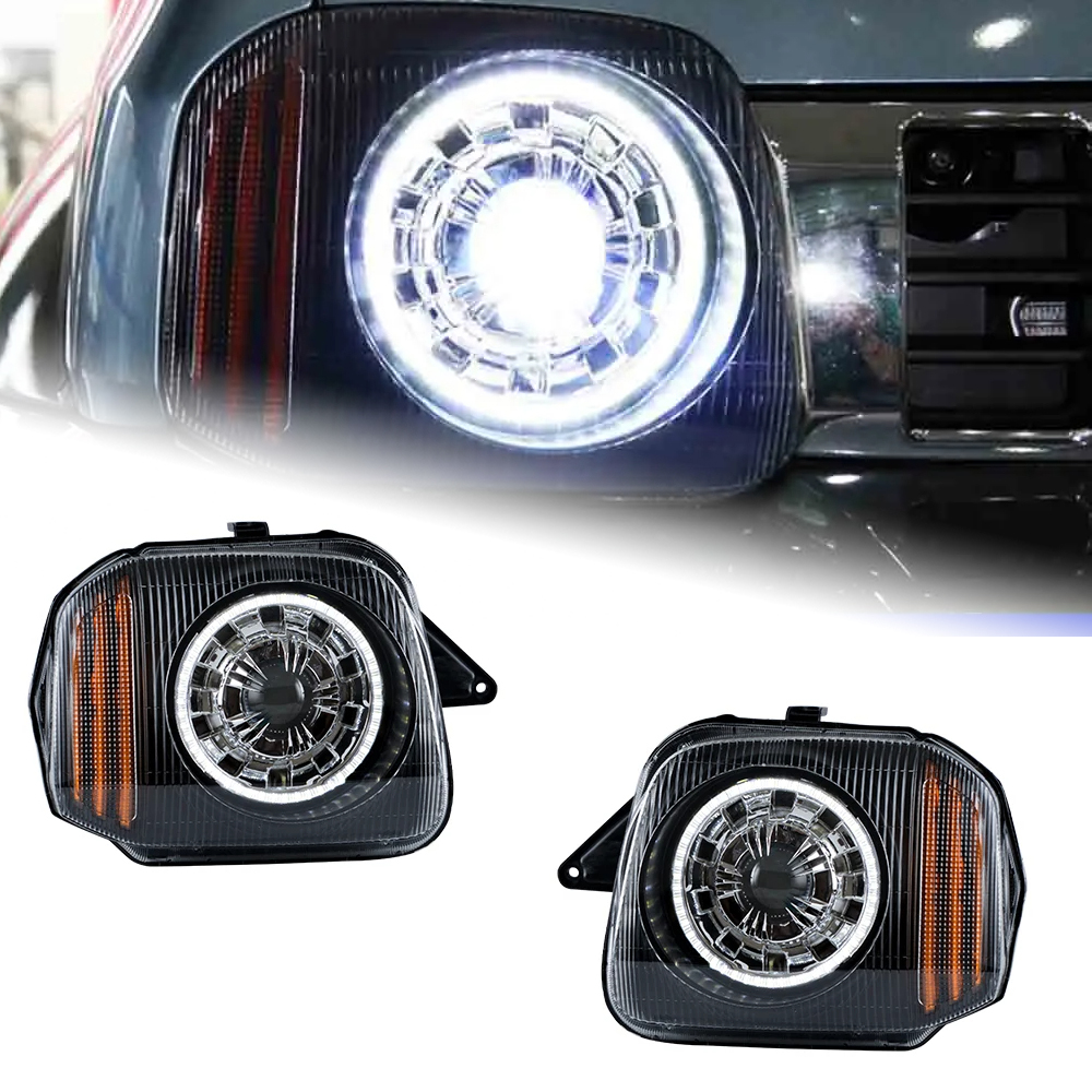 AKD Car Styling Head Lamp for Suzuki Jimny Headlights 2007-2017 Jimny LED Headlight DRL Signal Hid Bi Xenon Auto Accessories