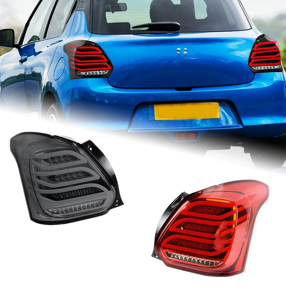 AKD Car Styling for Suzuki Swift Tail Light 2017-2020 Swift Sport LED Tail Lamp DRL Matrix Signal Brake Reverse auto Accessories