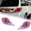 AKD Car Styling for Toyota Alphard Tail Lights 2009-2014 LED Tail Lamp LED DRL Brake Dynamic Signal Reverse auto Accessories