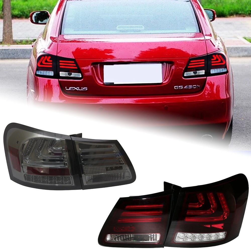 AKD Car Styling for Lexus GS350 Tail Light 2006-2010 GS300 GS430 Tail Lamp LED DRL Signal Brake Reverse auto Accessories