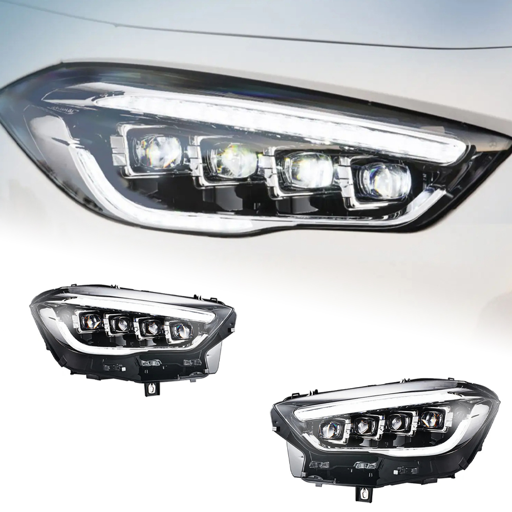 AKD Car Front Headlight For Benz GLA200 220 260 LED Headlights 2020-2022 Styling Dynamic Turn Signal Lens Automotive Accessories