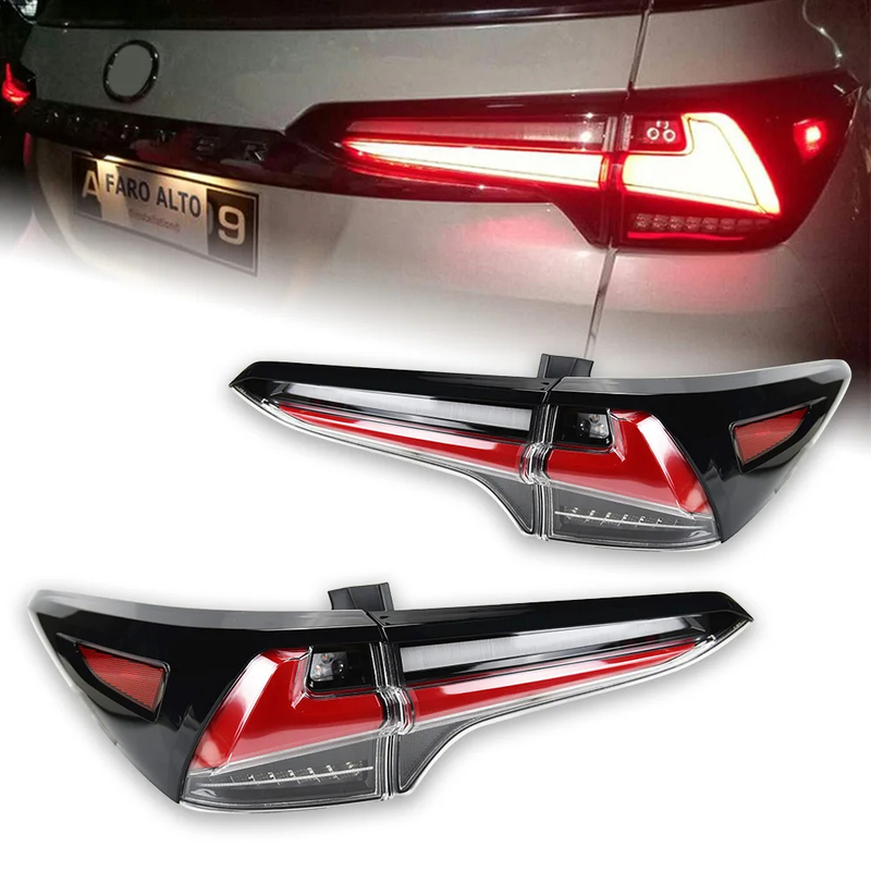 AKD Car Styling for Toyota Fortuner Tail Lights 2016-2019 Dynamic Signal Tail Lamp LED Tail Light DRL Brake Reverse auto Accessories