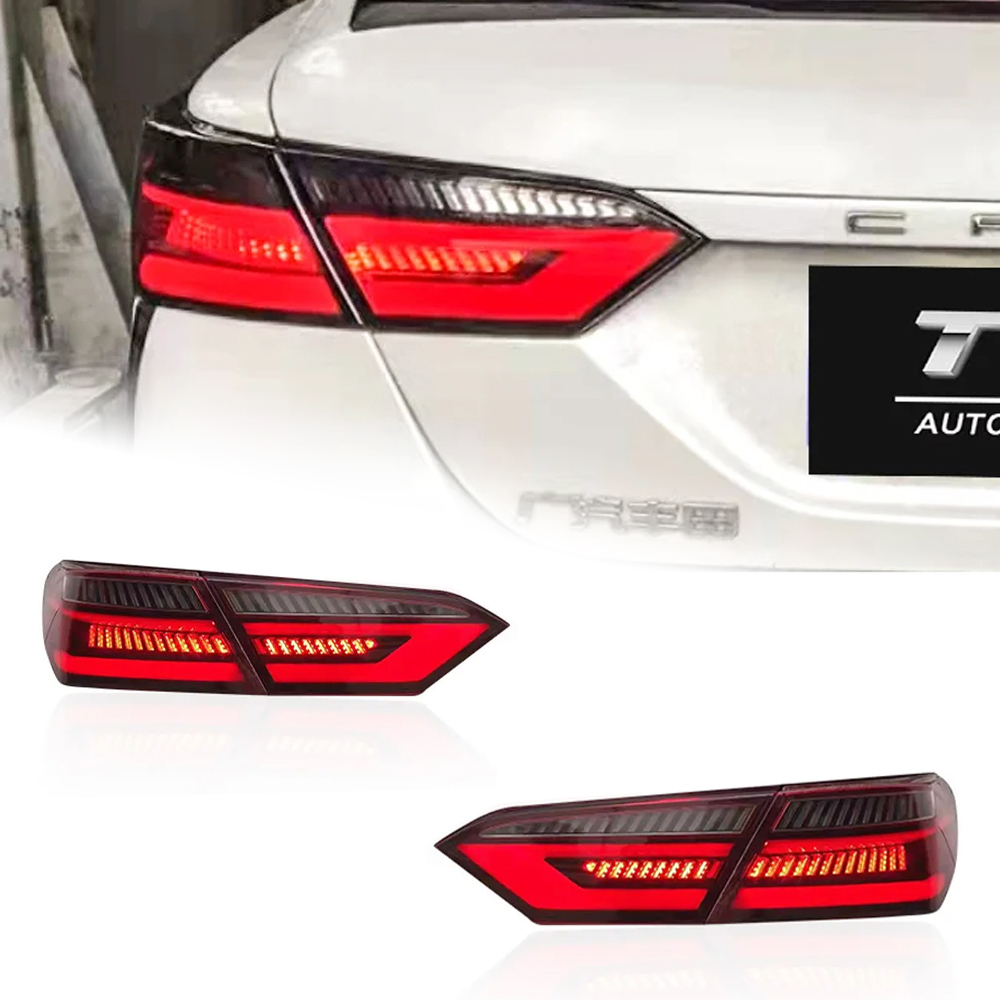 AKD Car Lights For Toyota Camry 2018-2022 LED Auto Taillight Assembly Upgrade Highlight Dynamic Signal Lamp Hot Sale Tool Accessories