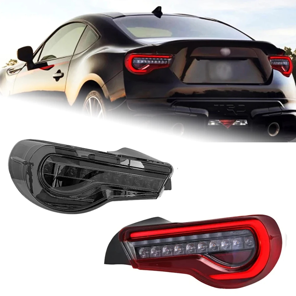 AKD Car Styling for Toyota GT86 LED Tail Light 2013-2019 Subaru BRZ FT86 Rear Fog Brake Turn Signal Auto Accessories