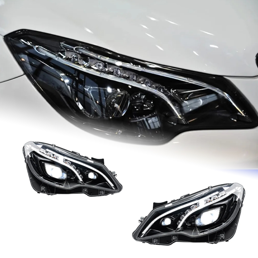 AKD Head Lamp for BENZ W207 A207 C207 E-Class Coupe LED Headlight 2009-2017 DRL Turn Signal High Beam Angel Eye Projector Lens