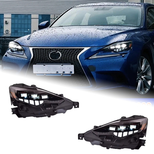 AKD Head Lamp for Lexus IS is250 LED Headlight 2013-2016 Headlights is300 DRL Turn Signal High Beam Angel Eye Projector Lens