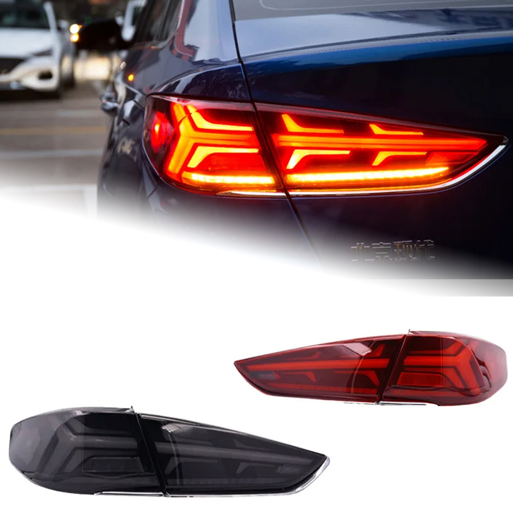 AKD Car Styling for Hyundai Sonata Tail Lights 2016-2019 New Sonata LED Tail Lamp DRL Dynamic Signal Reverse auto Accessories