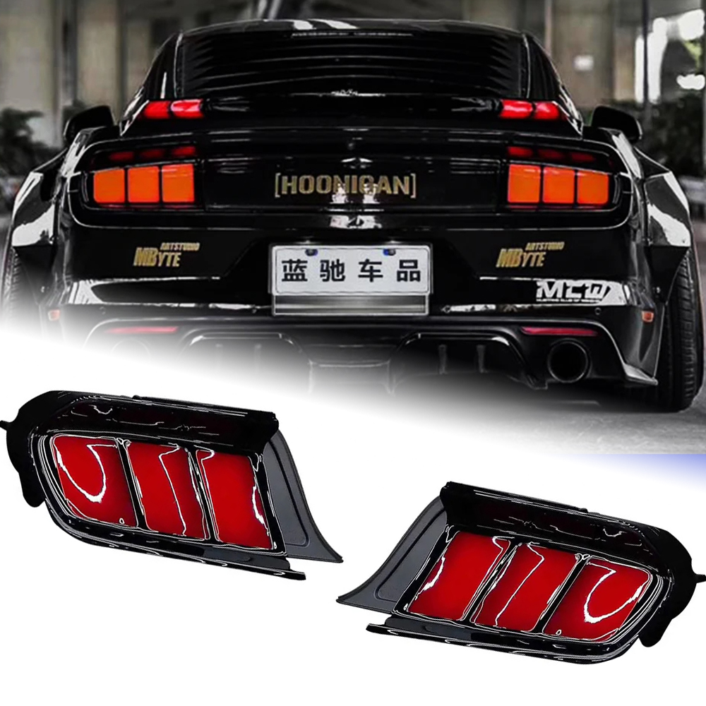 AKD Car Styling for Ford Mustang Tail Lights 2015-2019 Dynamic Signal Tail Lamp LED Tail Light DRL Brake Reverse auto Accessories