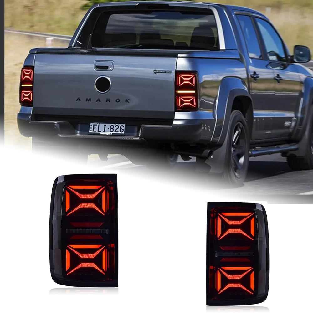 AKD Car Lights for VW Amarok 2010-2022 LED Auto Taillights Assembly Upgrade Dynamic Signal Lamp Highlight Hot Sale Tool Accessories