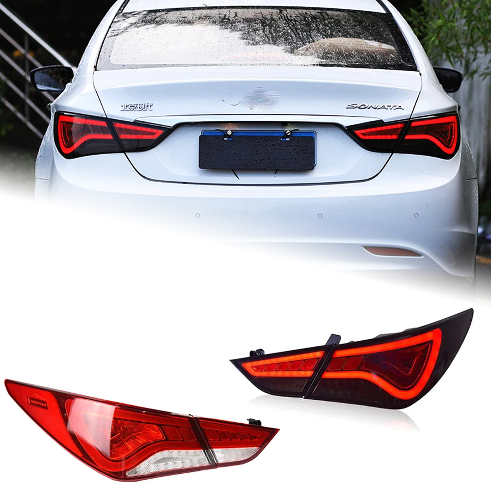 AKD Car Styling for Hyundai Sonata Tail Lights 2011-2016 Sonata YF LED Tail Lamp DRL Signal Brake Reverse auto Accessories