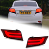 AKD Car Styling for Toyota Vois Tail Lights 2014-2016 Yaris Sedan LED Tail Lamp LED DRL Brake Signal Reverse auto Accessories