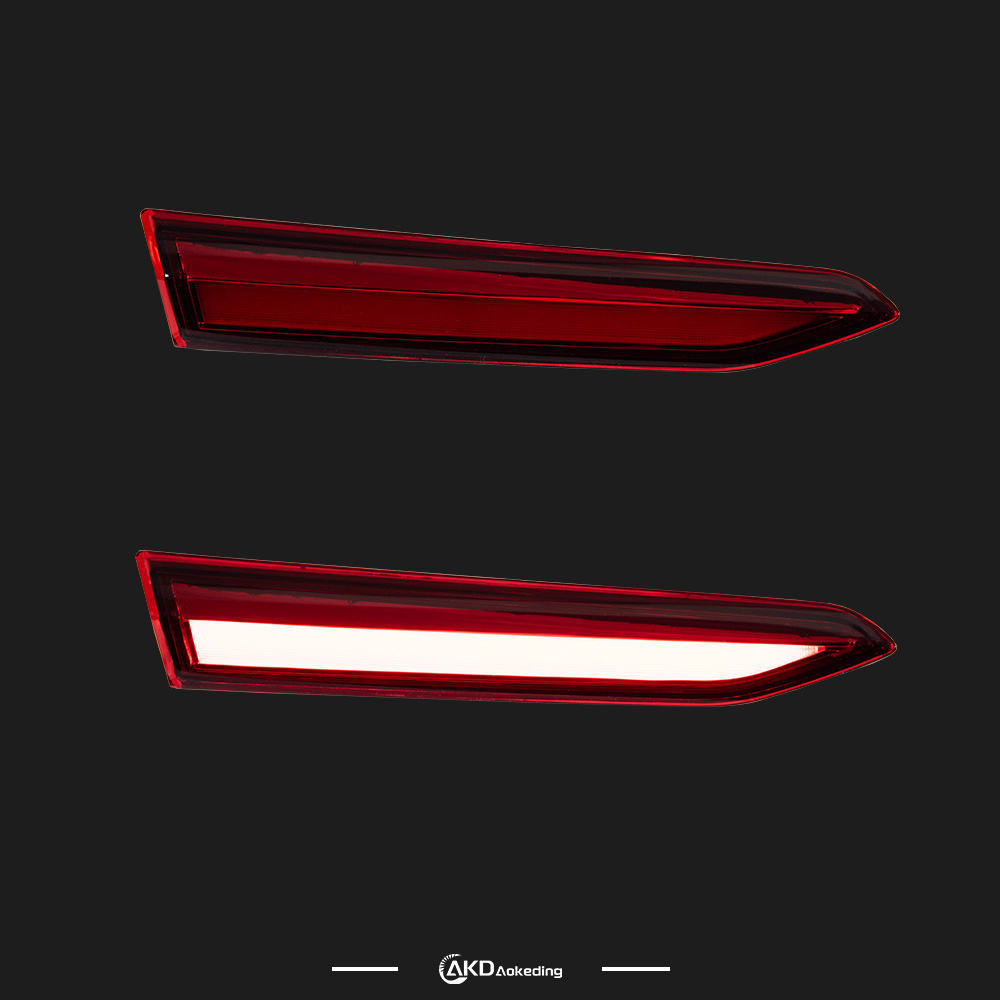 AKD Car Styling Rear Flat Light for Volkswagen ID3 Position Light LED Rear Tail Light Modification Design Flat Light Rear Cover Light Signal Light Assembly Automotive Parts