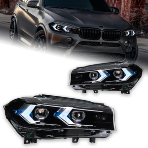 AKD Car Lights For Bmw X5 F15 2014-2018 LED Headlight Modified LED Head Lamp Laser Design DRL Signal Upgrade Automotive Accessories