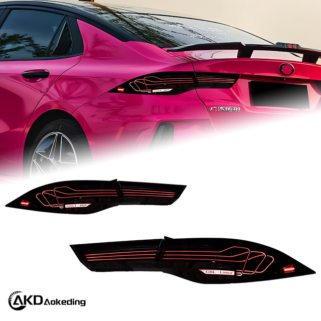 AKD Taillight Assembly for 2021-2024 Trumpchi Shadow Leopard Models, Empow Modified M4 Laser CSL Line Taillights, Shadow Leopard R Sequential Taillights.