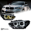 AKD Headlight Assembly Upgrade for 2015-2019 BMW 1 Series F20 Models: LED Laser Sequential Turn Signals, Daytime Running Lights, And Bi-xenon Projector Lenses.