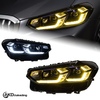 AKD G01/08 headlight assembly specifically for 2018-2021 BMW X3 models: LED lens, daytime running lights, turn signals, and laser headlights.