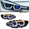 AKD Car Styling Headlights for BMW 3 Series F30 F35 320i LED Headlight 2012-2019 Head Lamp DRL Signal Spoon headlights with dual lenses Automotive Accessories