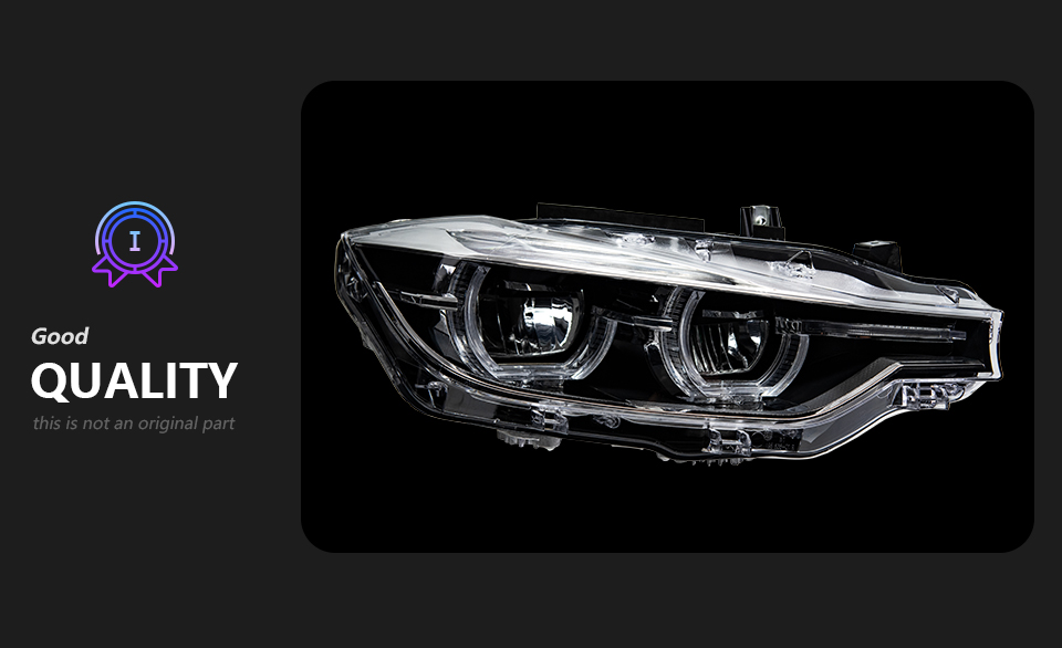 AKD Car Styling Head Lamp for BMW F30 Headlights 2013-2015 F35 LED Headlight 320i 318i 325i DRL Angel Eye Automotive Accessories