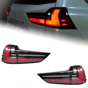 AKD Tail Lights Parts For Lexus LX570 2016-2019 Taillights Rear Lamp LED DRL Running Signal Brake Reversing Parking light Facelift