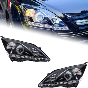 AKD Car Styling Head Lamp for CR-V Headlights 2007-2011 CRV LED Headlight led DRL Double Lens Hid Bi Xenon Auto Accessories