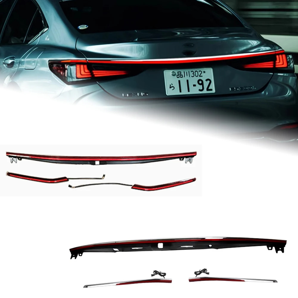 AKD Car Styling Tail Lamp for Lexus ES250 Tail Lights 2018-2021 ES300 LED Tail Light ES350 DRL Signal Brake Reverse auto Accessories