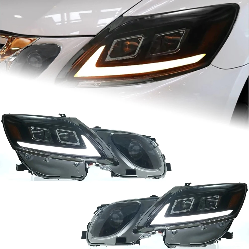 AKD Car Styling Head Lamp for Lexus GS350 Headlights 2004-2011 GS300 LED Headlight DRL Hid Bi Xenon Auto Accessories