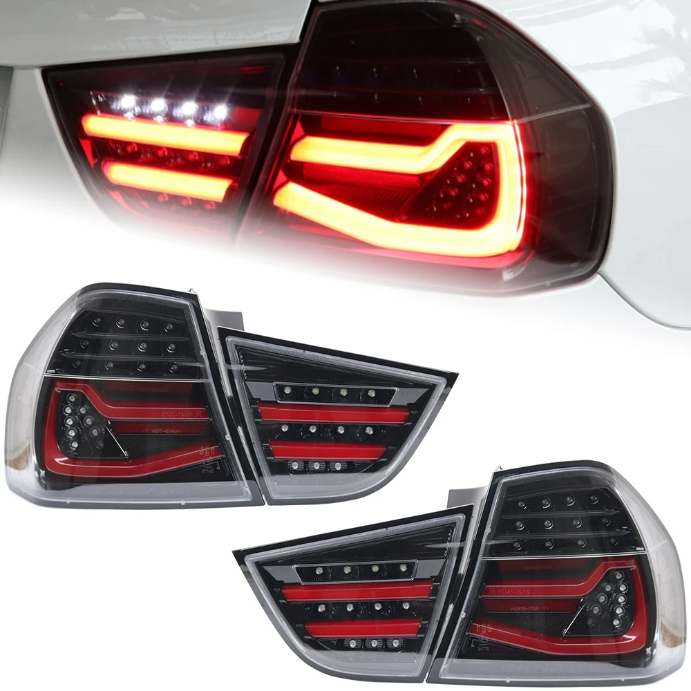 AKD Car Styling for BMW E90 Tail Light 2009-2012 320i 323i325i 330i LED Tail Lamp DRL Signal Brake Reverse auto Accessories