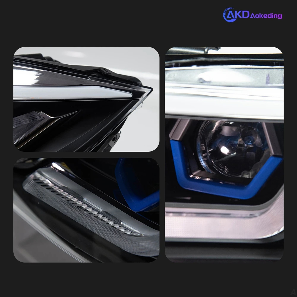 AKD Car Styling Head Lamp for BMW E90 Headlights 2005-2012 320i 318i 323i 3 Series LED Headlight DRL Hid Bi Xenon Beam Accessories