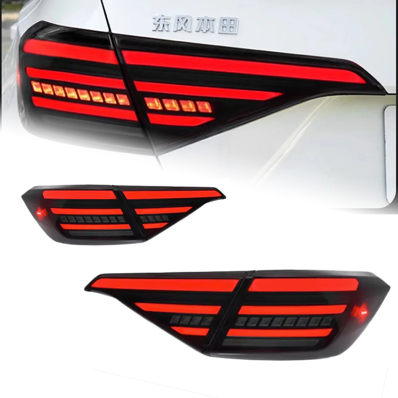 AKD Auto Parts For Honda CIVIC 11th Tail light 2022 2023 Mugen Styling LED Running Lights Sequential Signal Car Accesorios Modified