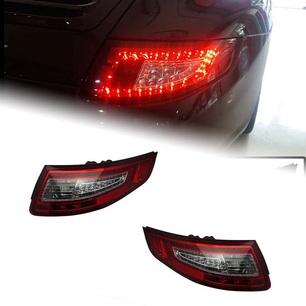 AKD Car Styling Tail Lamp for Porsche 997 Tail Lights 2005-2008 911 LED Tail Light DRL Brake Reverse Auto Accessories