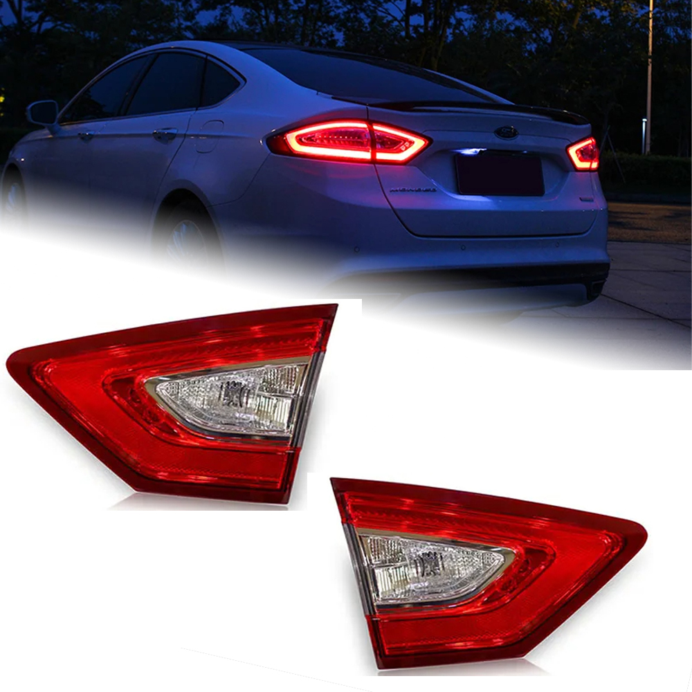 AKD Car Styling for Ford Fusion Tail Lights 2013-2016 Mondeo LED Tail Lamp LED DRL Signal Brake Reverse auto Accessories