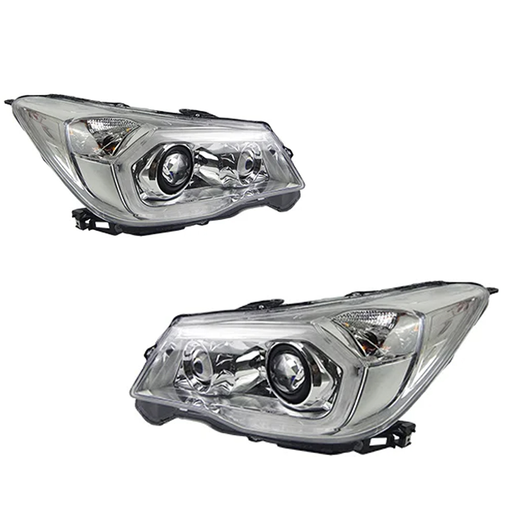 AKD Head Lamp for Subaru Forester LED Headlight 2013-2016 Headlights Forester DRL Turn Signal High Beam Angel Eye Projector