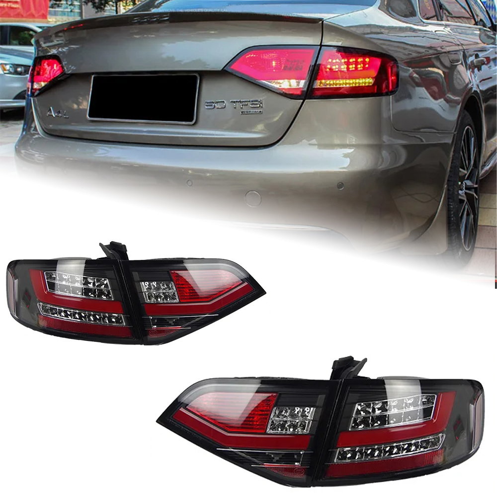 AKD Car Styling for Audi A4 B8 Tail Lights 2009-2012 A4L LED Tail Lamp LED DRL Brake Signal Reverse Auto Accessories