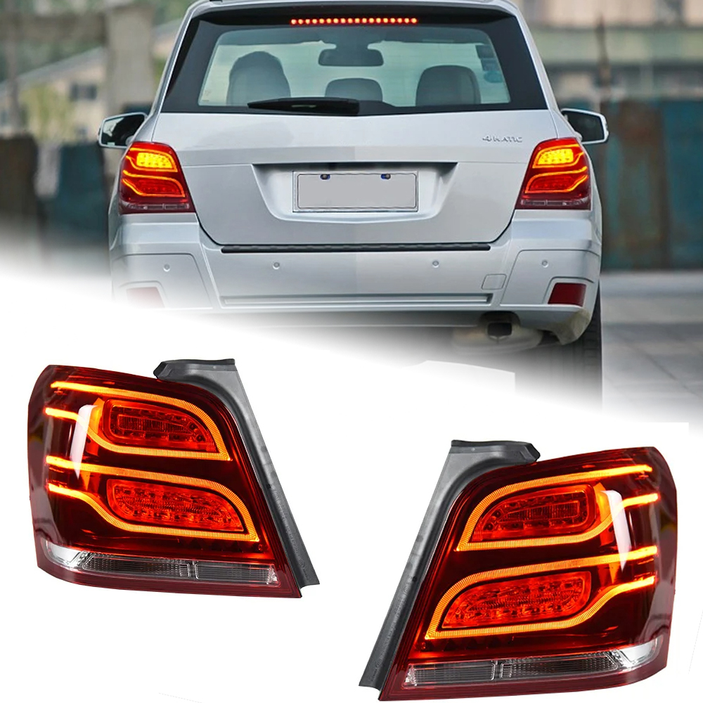 AKD Car Lights For Benz GLK 2008-2015 X204 GLK200 GLK260 GLK300 LED Auto Taillight Assembly Upgrade The Newest Design Accessories