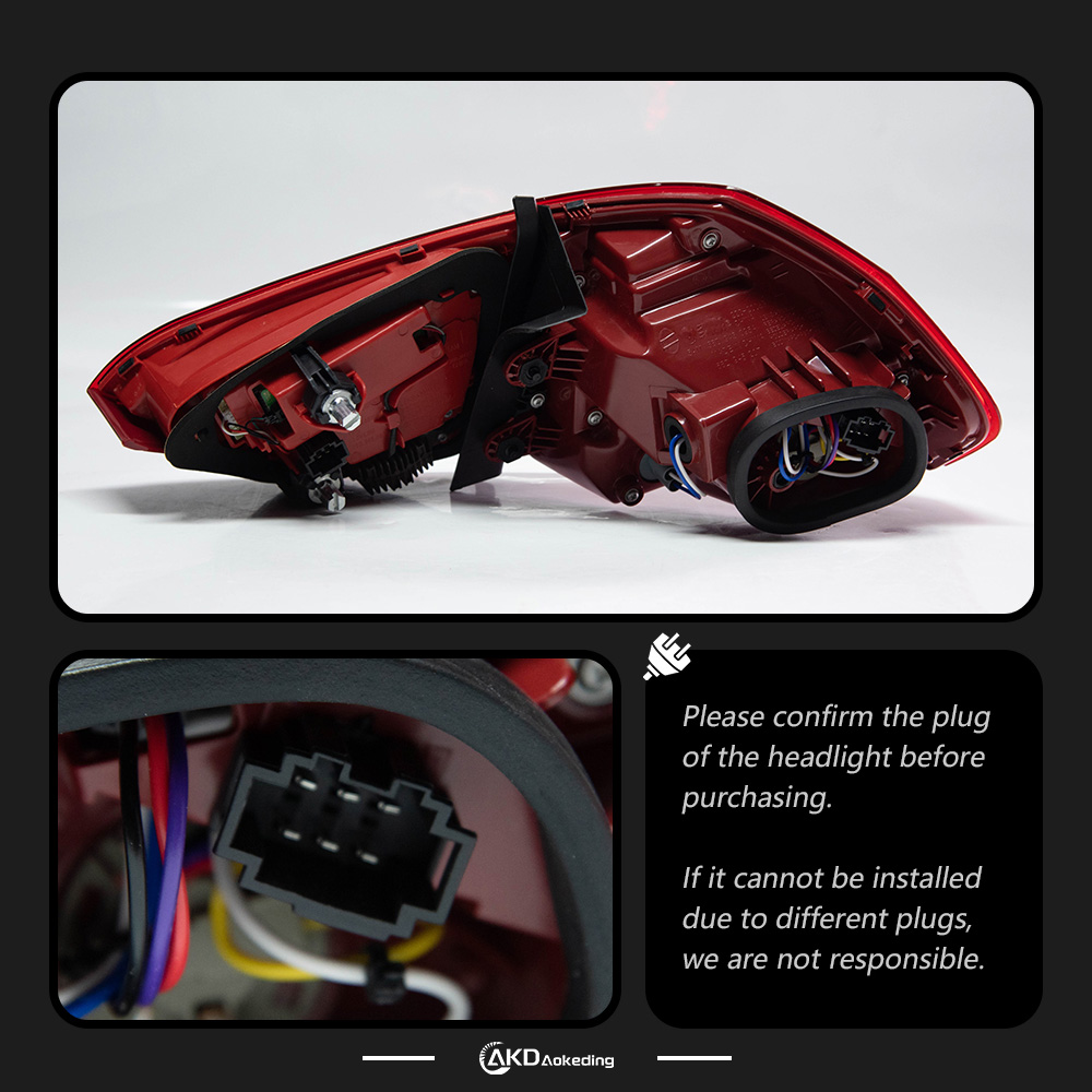 AKD Car Styling for VW Passat B7 Tail Lights 2012-2015 Passat US Version LED Tail Lamp DRL Dynami Signal Brake auto Accessories