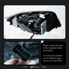 AKD Suitable for BMW 3 Series E90 modified dual-color golden eye laser lens spoon-shaped headlight assembly