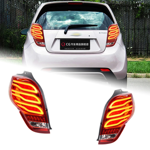 AKD Car Styling for Chevrolet Spark Tail Lights 2012-2017 New Spark LED Tail Lamp DRL Signal Brake Reverse auto Accessories