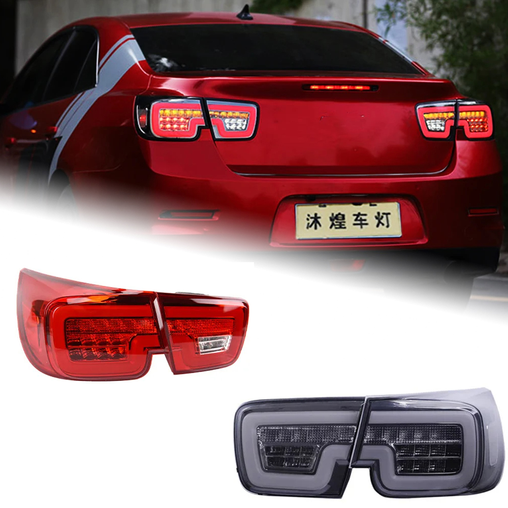 AKD Car Lights For Malibu 2012-2014 LED Taillights Width Lamp Dynamic Turn Signal Highlight Reversing And Brake Assembly Upgrade