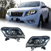 AKD Car Styling Head Lamp for Nissan Navara Headlights 2014-2021 NP300 Frontier LED Headlight Signal DRL LED Projector Auto Accessories