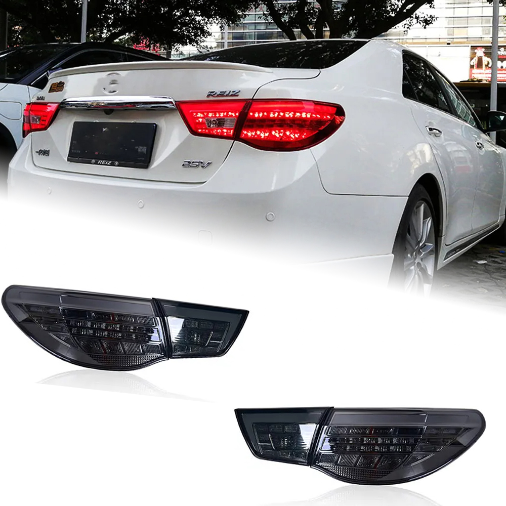 AKD Tail Lamp for Toyota Mark X LED Tail Light 2010-2013 Reiz Mark X Rear Fog Brake Turn Signal Automotive Accessories