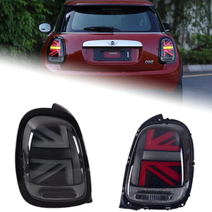 AKD Car Styling for MINI COOPER LED Tail Light 2014-2019 F55 F56 F57 Dynamic Signal Tail Lamp DRL Brake Reverse Auto Accessories