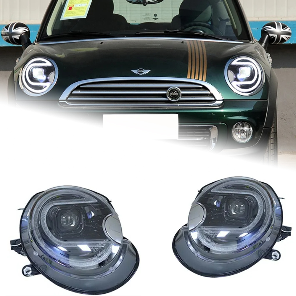 AKD Car Styling Head Lamp for MINI R55 Headlights 2007-2013 R56 LED Headlight F58 F57 Cooper DRL LED Projector Beam Accessories