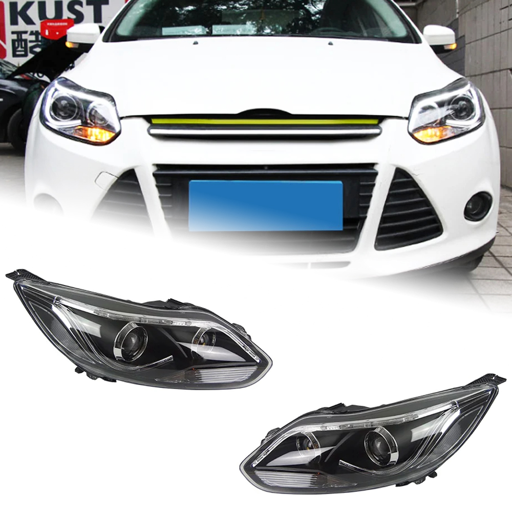 AKD Car Styling for Ford Focus Headlights 2012-2014 Focus 3 LED Headlight DRL Hid Head Lamp Angel Eye Bi Xenon Beam Accessories