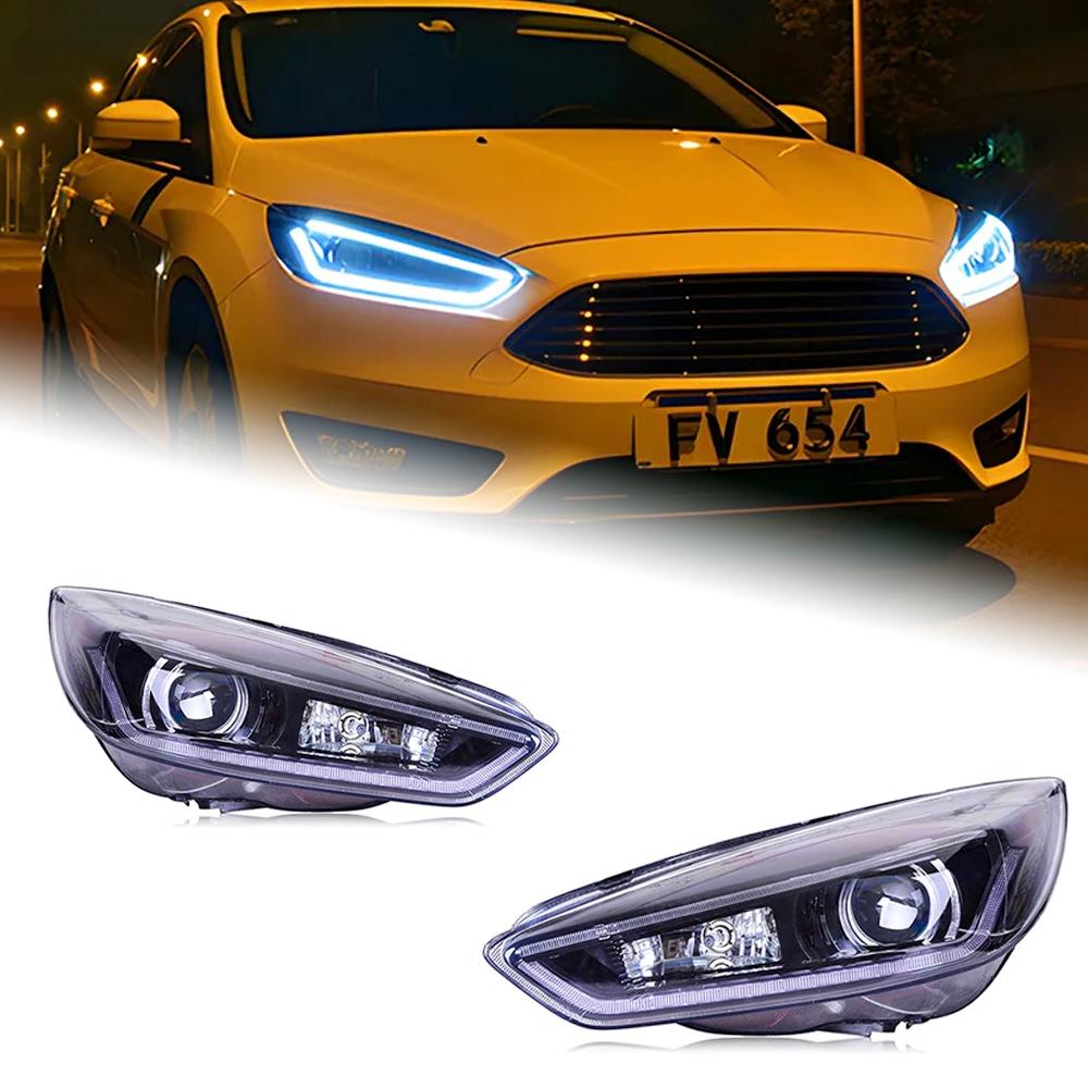 AKD Car Styling Head Lamp for Ford Focus Headlights 2015-2018 Focus 4 LED Headlight Dynamic Signal DRL Hid Bi Xenon Auto Accessories